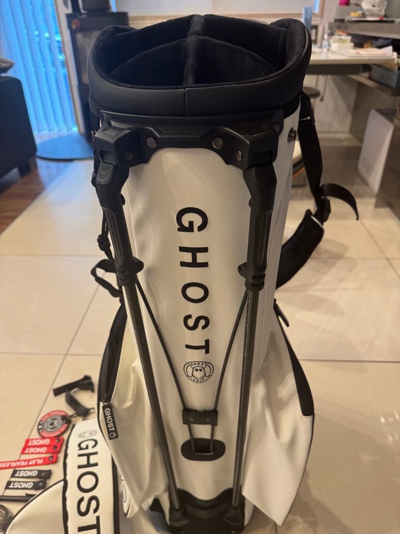 美品GHOST GOLF キャディバッグ 7分割 11インチ ゴースト