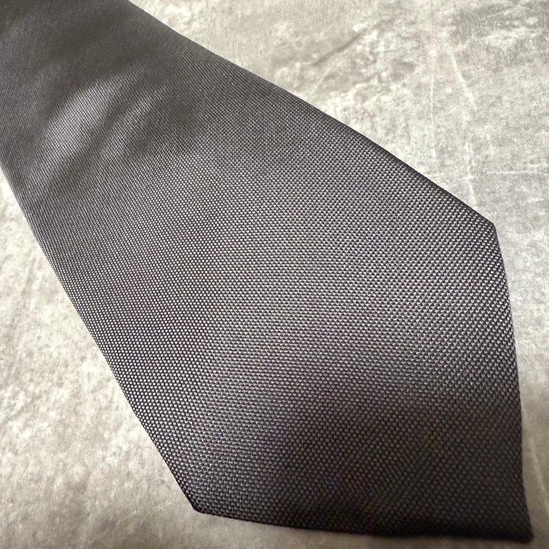 【✨極美品✨】Ermenegildo Zegna ネクタイ ソリッド 無地 希少