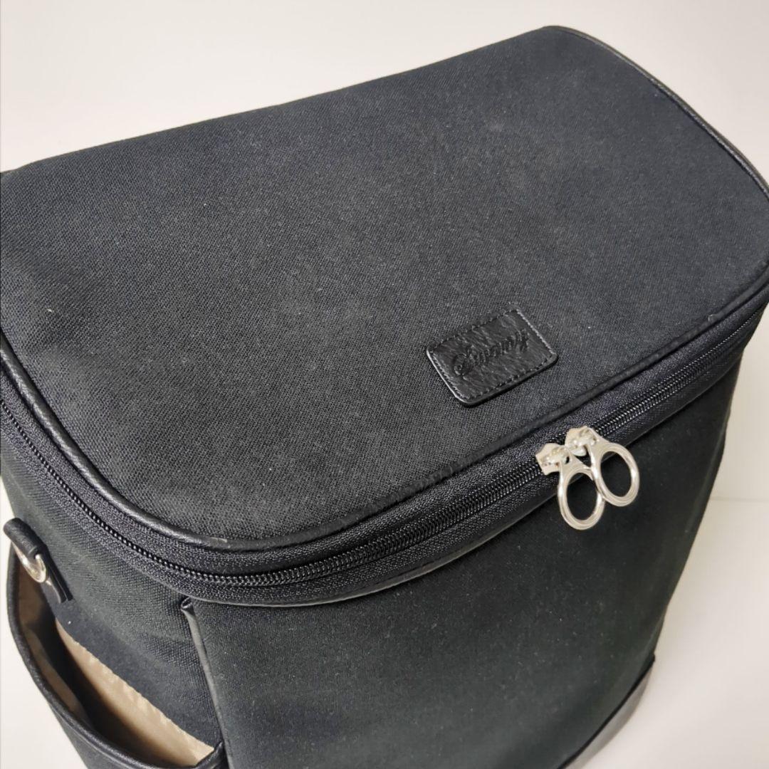 【良品】SWANYスワニー キャリーバッグカート座面付き4輪ブラック黒　機内持ち