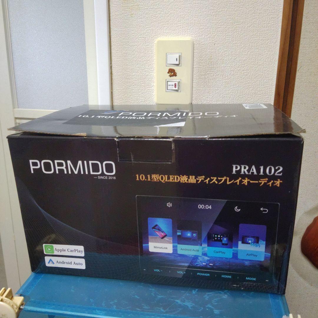 格安！PORMIDO PRA102 10.1インチカーオーディオ現状品ハーネス欠