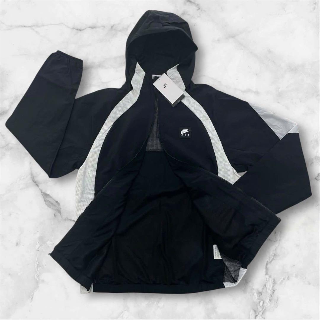 Nike AIR ウィンドブレーカー 黒/白 フード付き