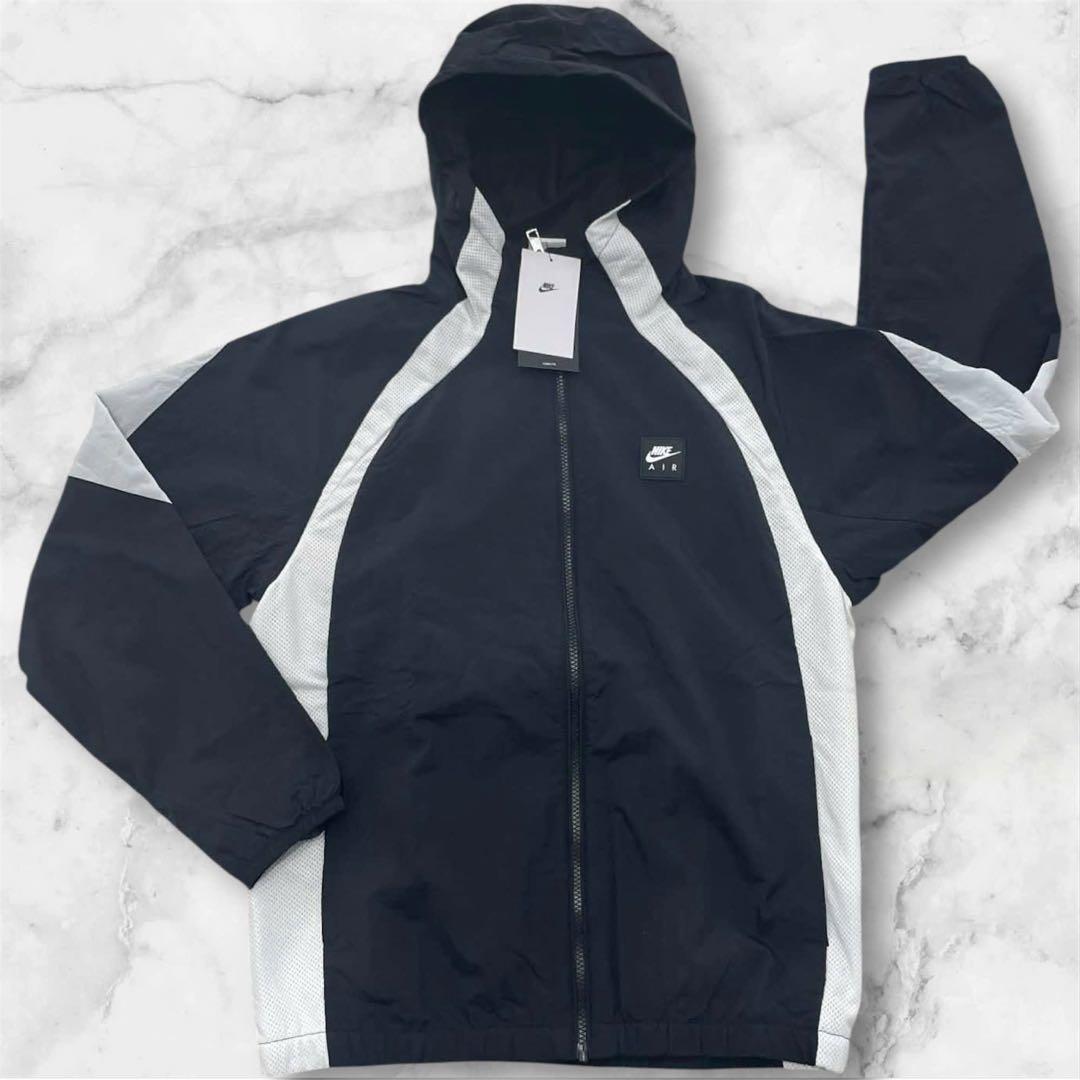 Nike AIR ウィンドブレーカー 黒/白 フード付き