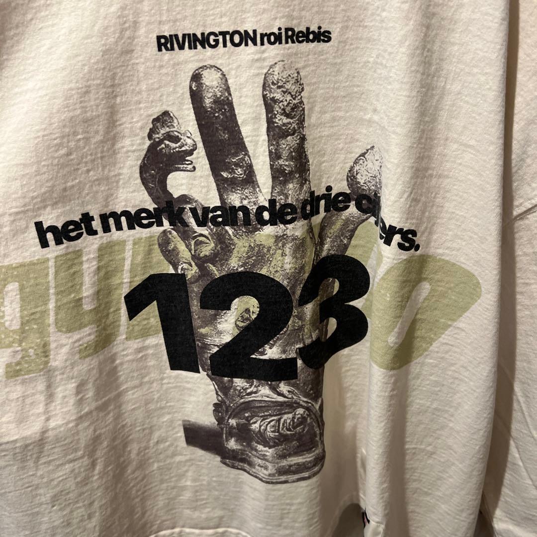 RRR123 OUR HAND LS TEE サイズ3 ホワイト