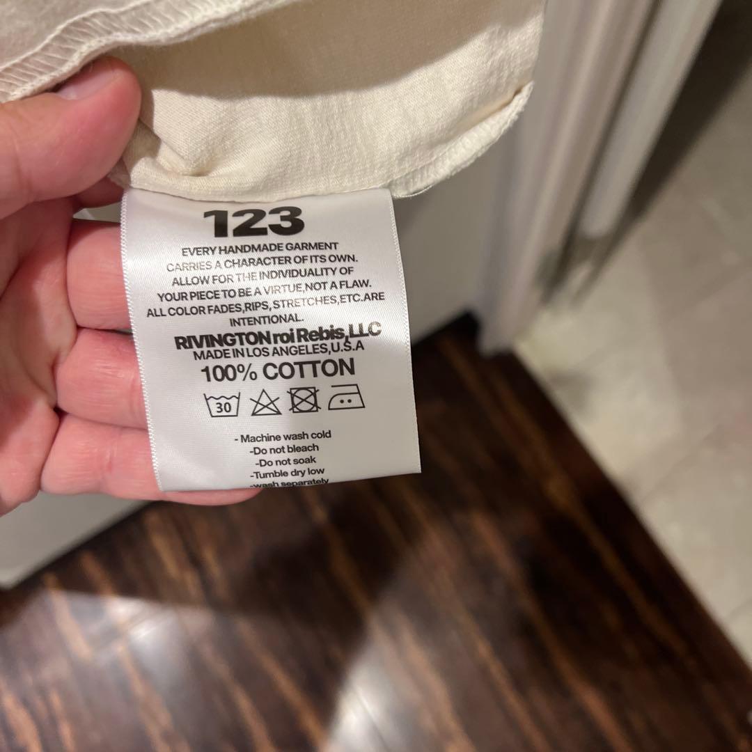 RRR123 OUR HAND LS TEE サイズ3 ホワイト