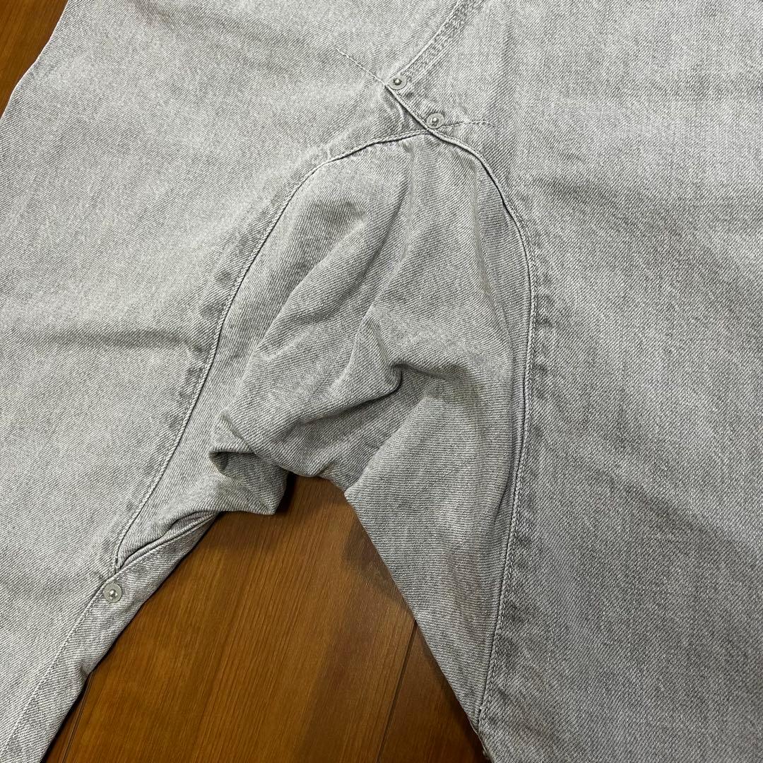 GANRYU ガンリュウ EN-P002 サルエルデニムパンツ セルビッジ