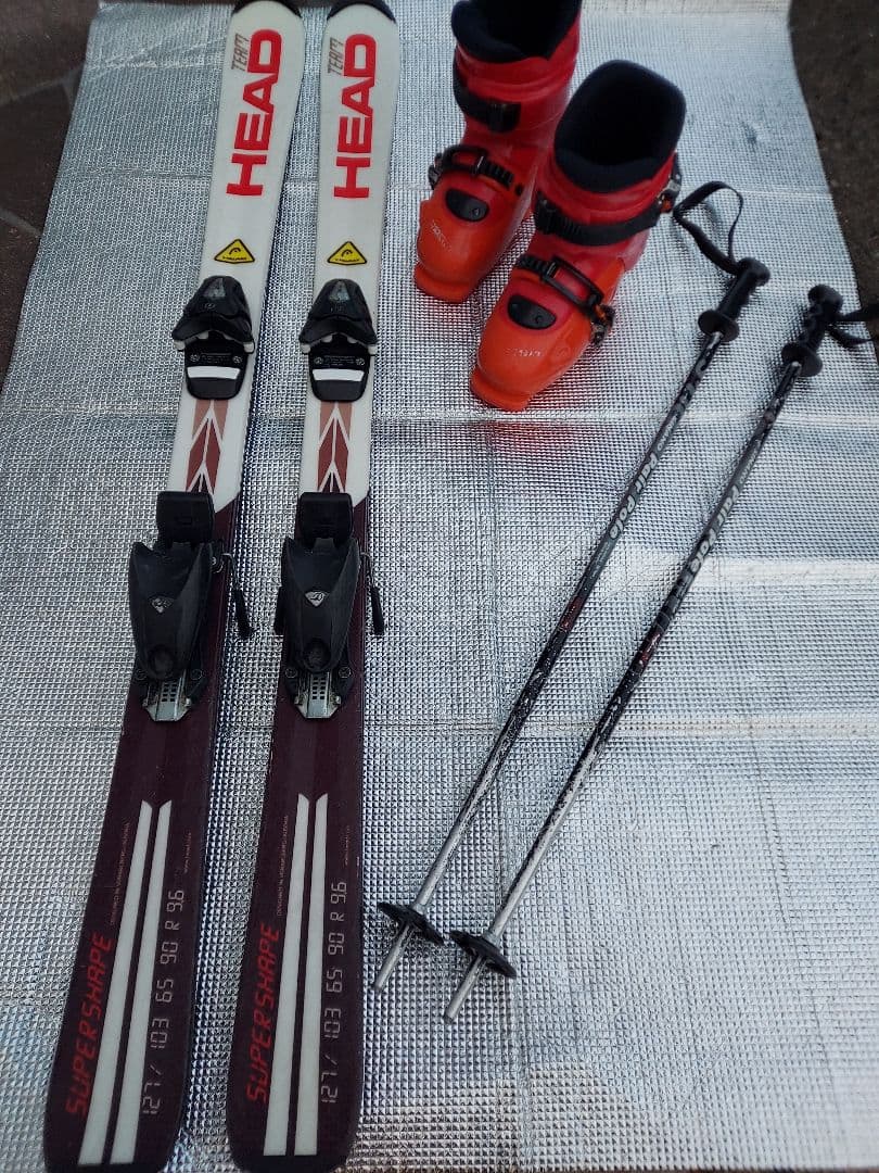 【専用】HEAD SUPERSHAPE スキー3点セット