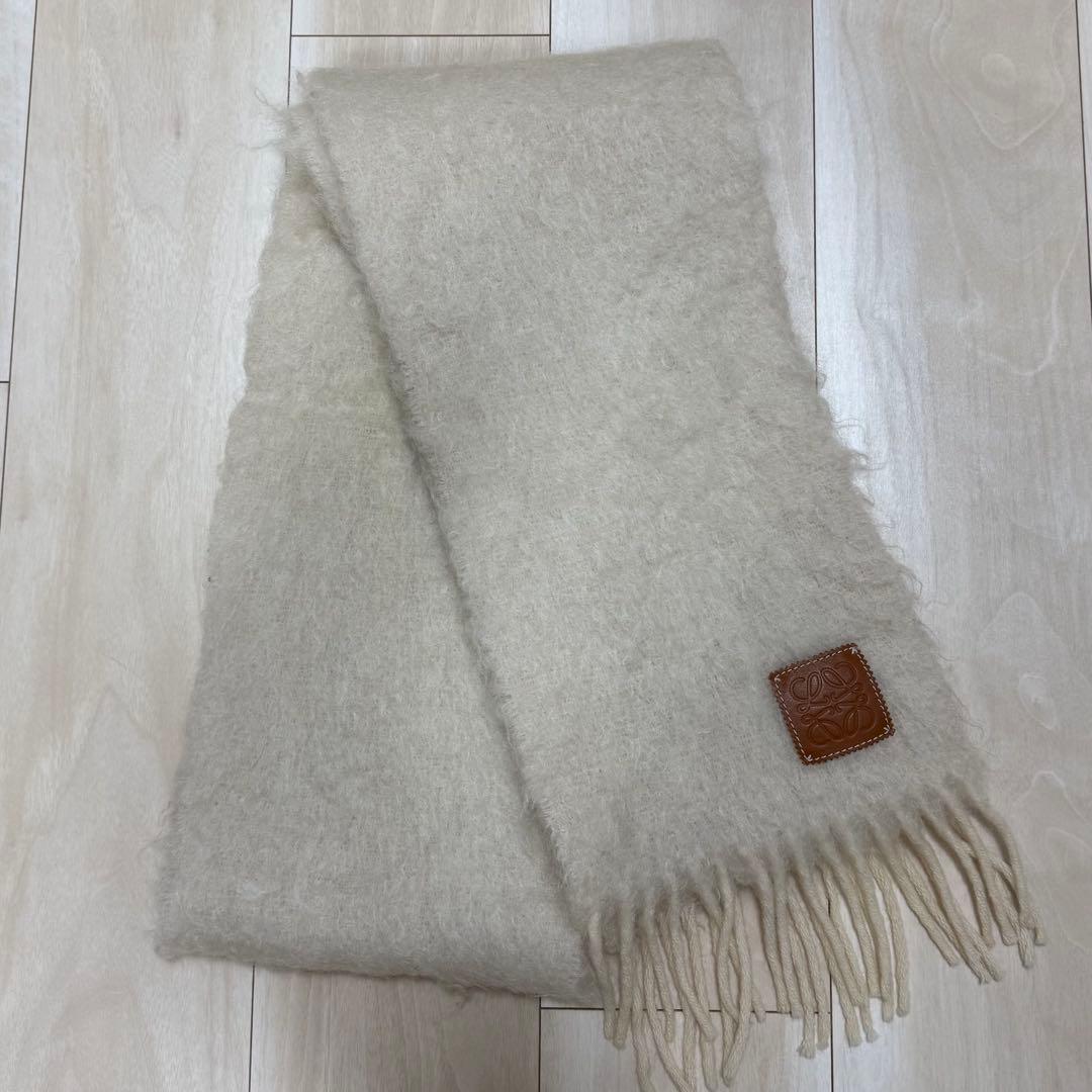 LOEWE　ロエベ　マフラー　モヘア　無地