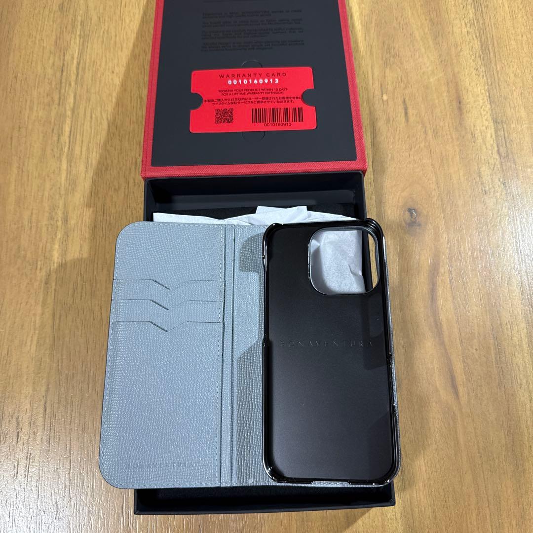 《美品》BONAVENTURA ボナベンチュラ　iPhoneケース　16Pro