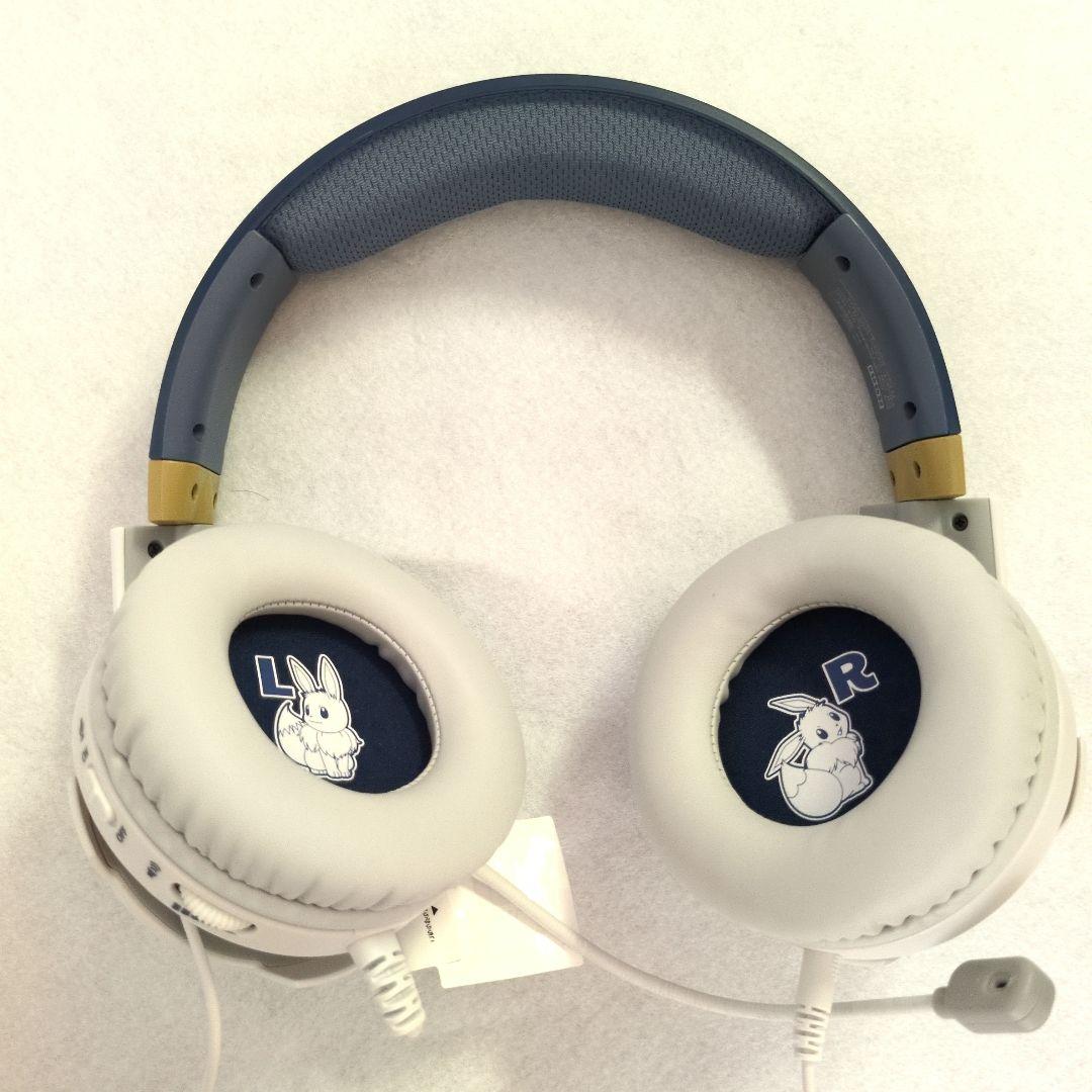 美品♫ポケモンゲーミングヘッドフォン取説付き