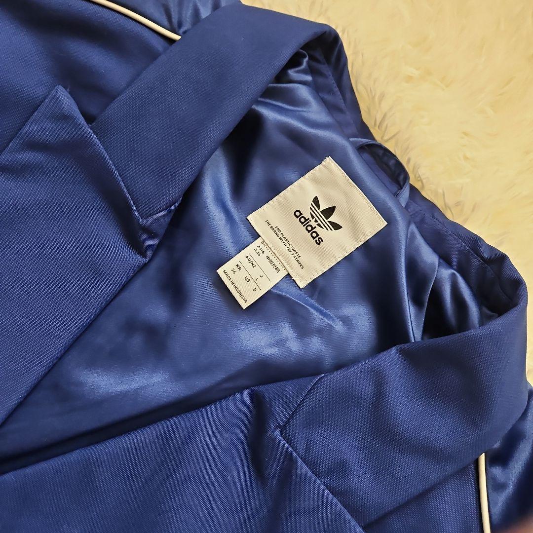 adidas アディダス カレッジ ブレザー テーラードジャケット ブルー L