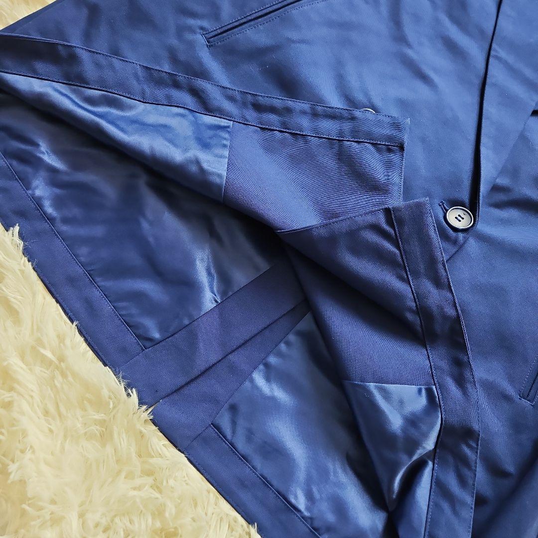 adidas アディダス カレッジ ブレザー テーラードジャケット ブルー L