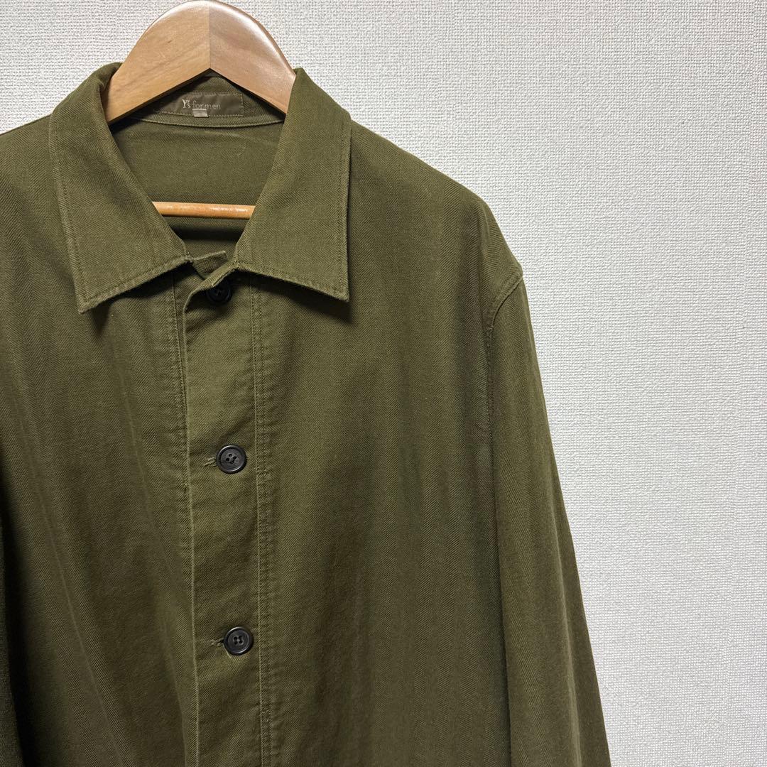 Y’s for men ミリタリージャケット ジャケット カーキ 茶タグ L