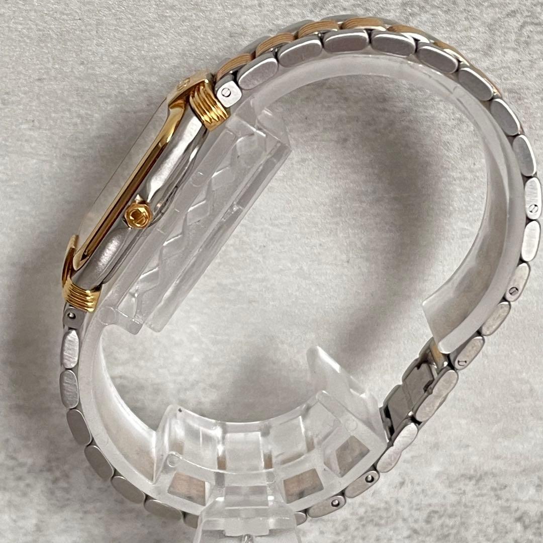 稼動品　美品　クリスチャンディオール　Dior スクエア　コンビカラー　腕時計