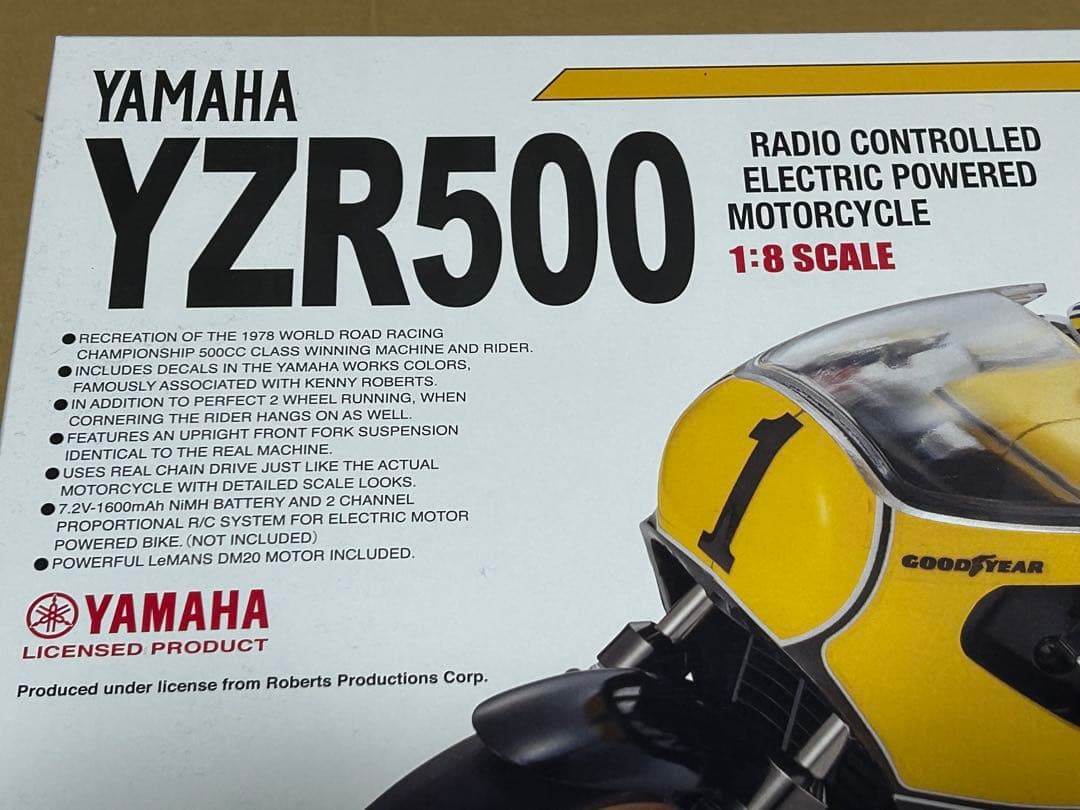 【新品・未使用】京商ハングオンレーサー YZR500 1978