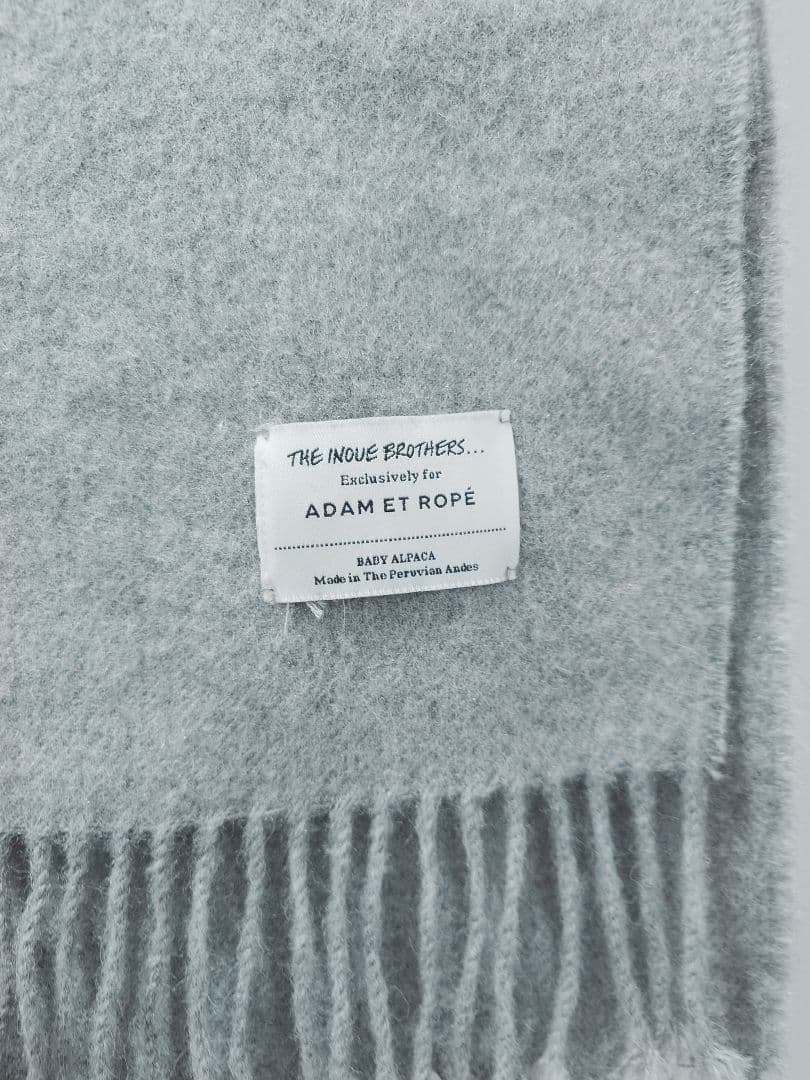 ADAM ET ROPE別注 THE INOUE BROTHERS 大判ストール