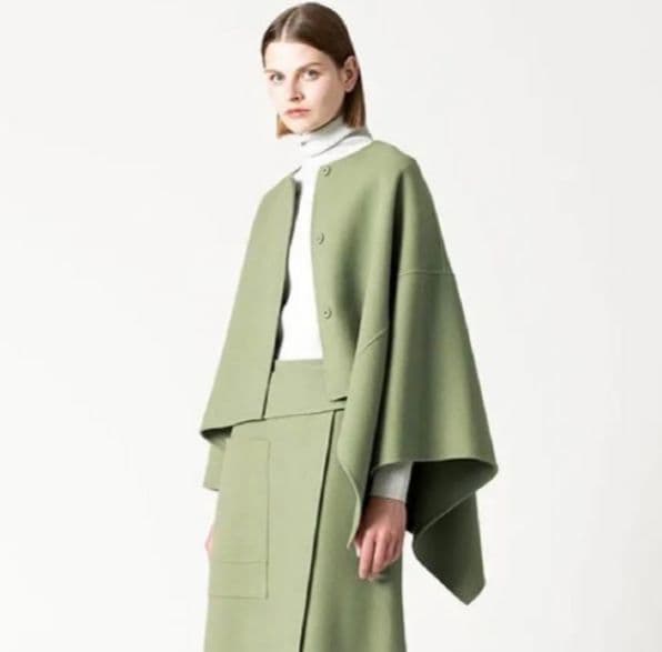 美品♡ADORE アドーア ソフトリバー ノーカラージャケット　アシンメトリー