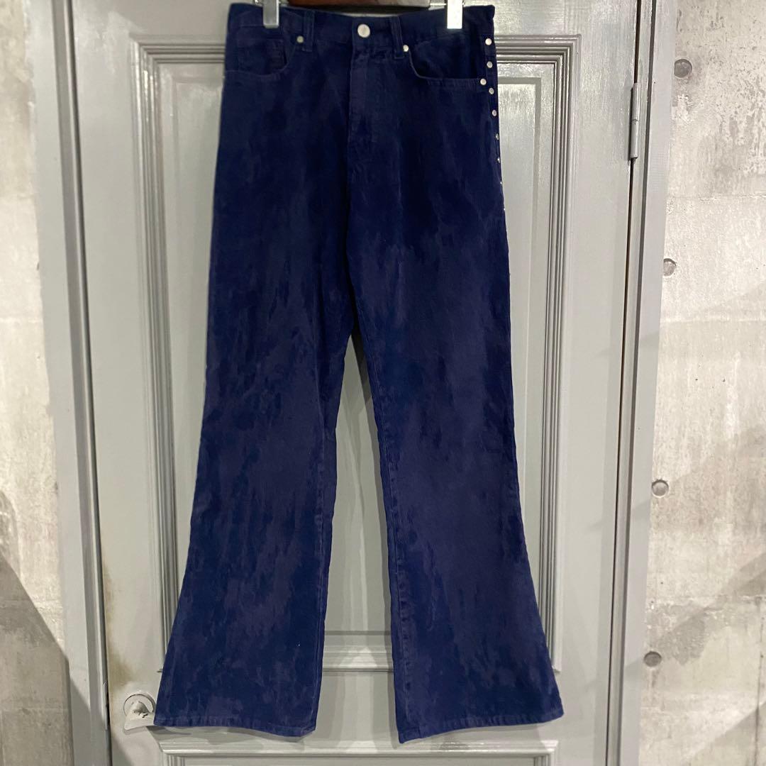 AFB スタッズ コーデュロイ フレアパンツ M