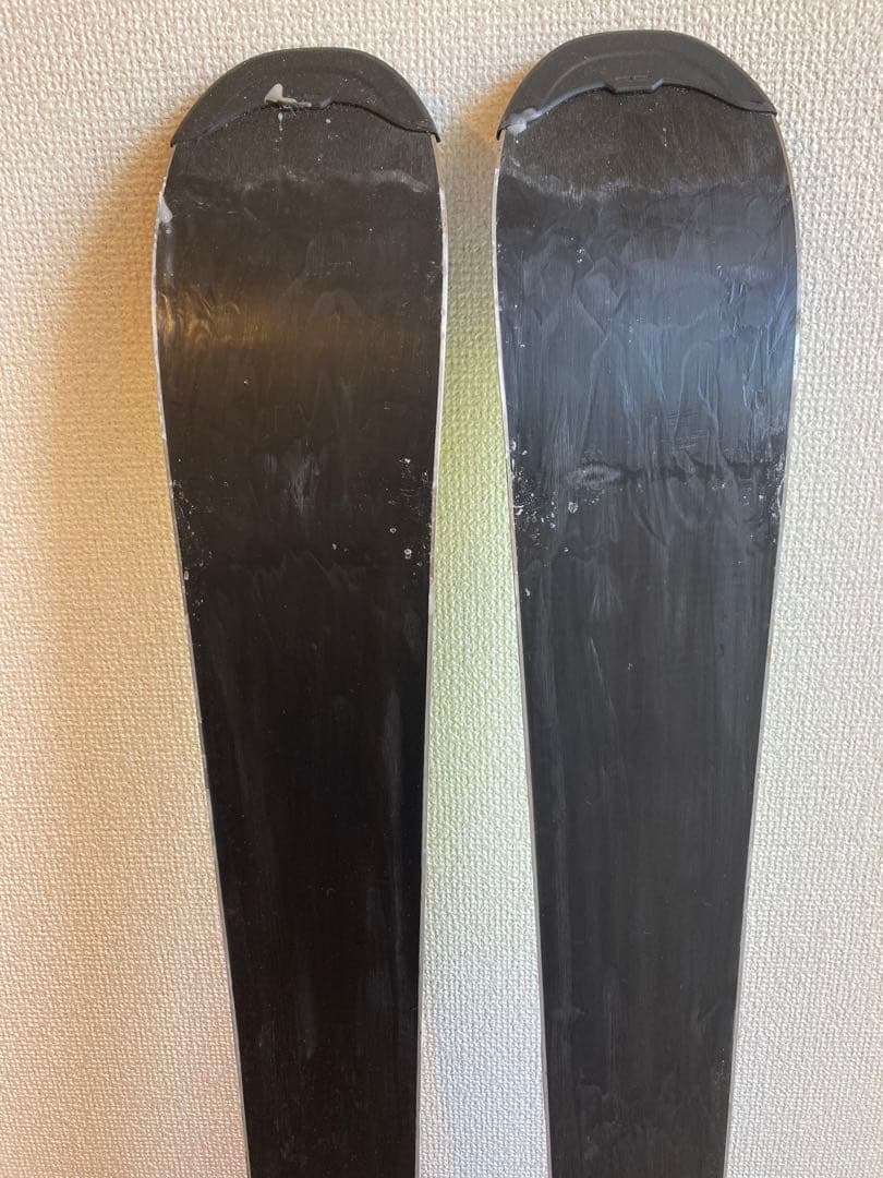 【140】Salomon SWS スキー 板 青/黄 ビンディング付き