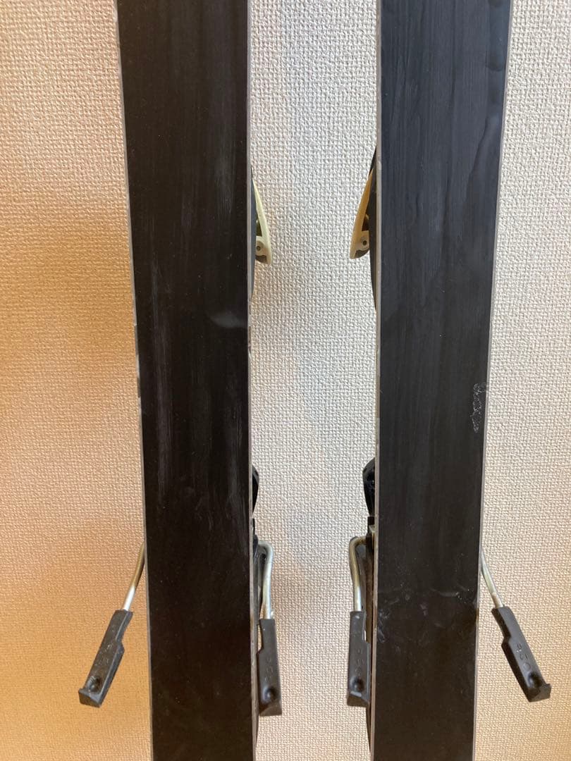 【140】Salomon SWS スキー 板 青/黄 ビンディング付き