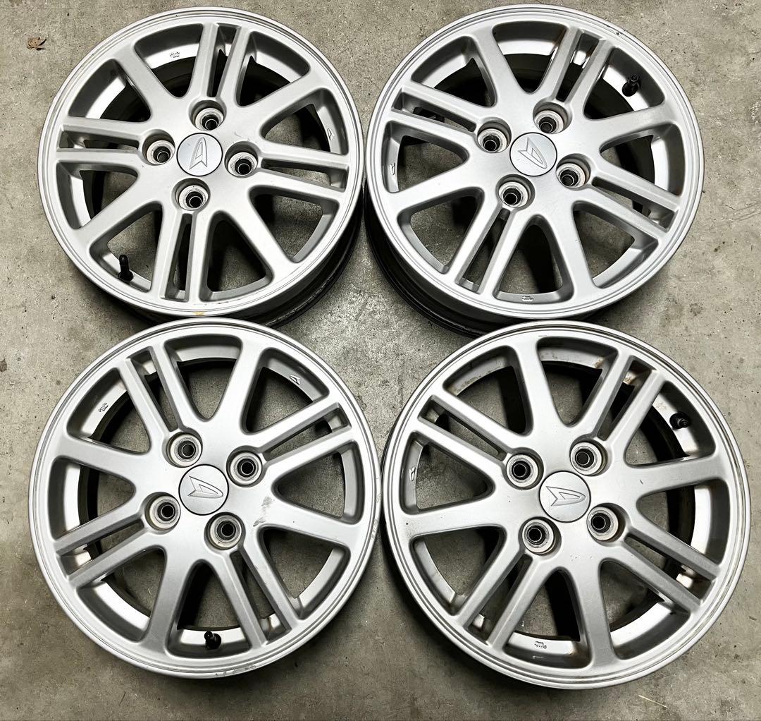 ダイハツ純正 14インチアルミ 14x4.5J 100 +45 ハブ54径　４本