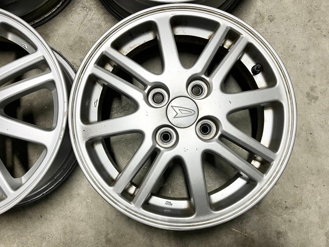 ダイハツ純正 14インチアルミ 14x4.5J 100 +45 ハブ54径　４本