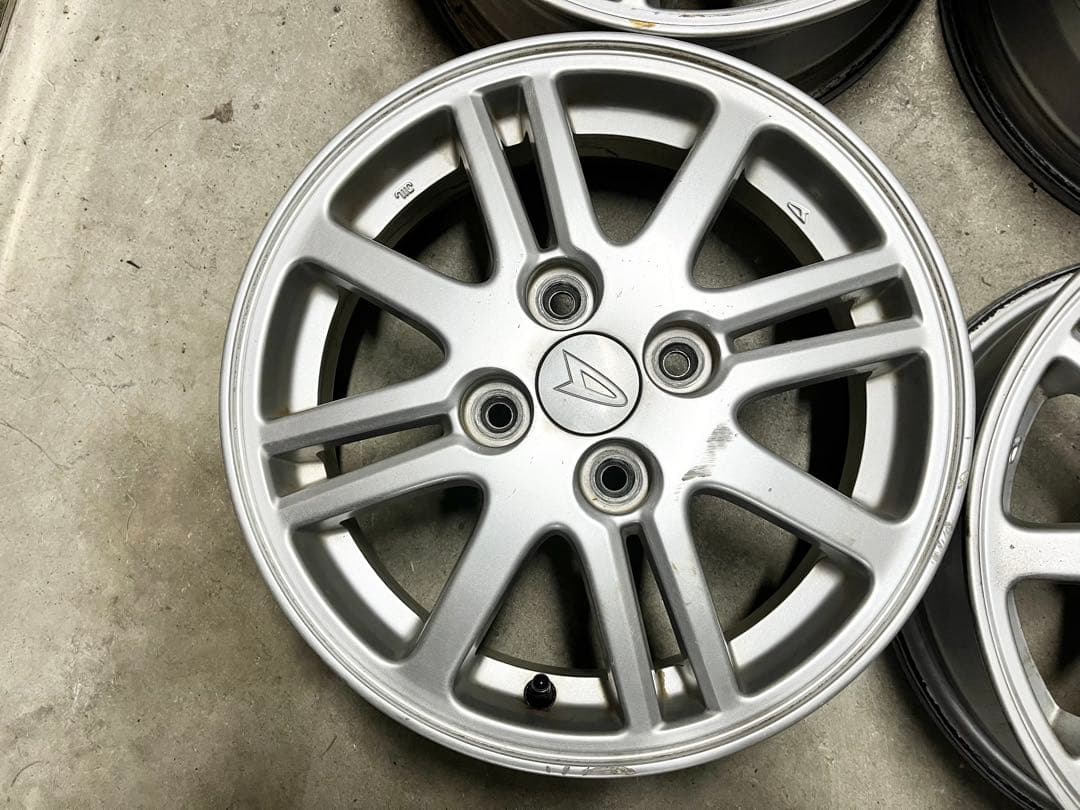 ダイハツ純正 14インチアルミ 14x4.5J 100 +45 ハブ54径　４本
