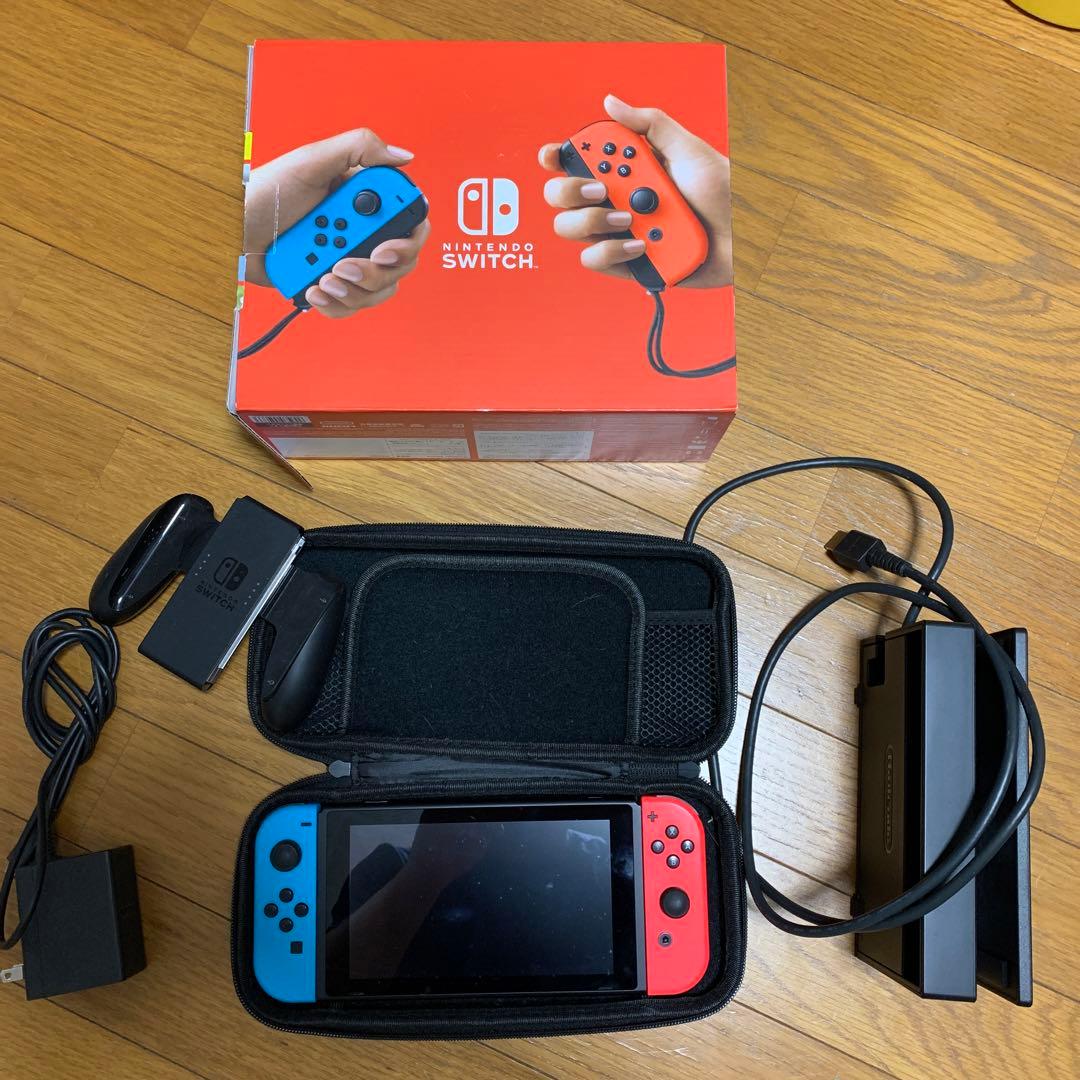 Nintendo Switch 本体 青/赤 Joy-Con 動作確認済 極備品
