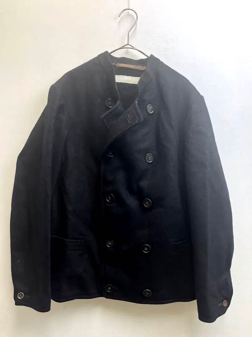 スウェーデン軍30-40s針シンチvintageダブルブレステッドウールjkt