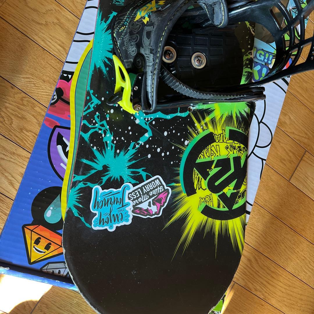 K2 スノーボードセット 100cm 板、バインディング、ブーツ