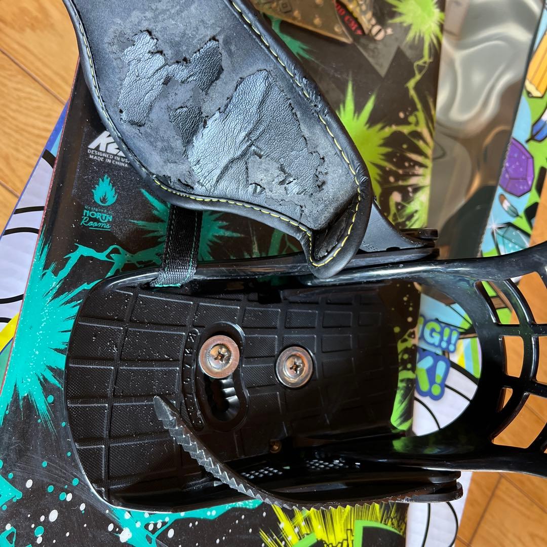 K2 スノーボードセット 100cm 板、バインディング、ブーツ