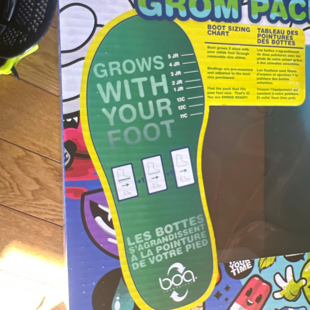 K2 スノーボードセット 100cm 板、バインディング、ブーツ