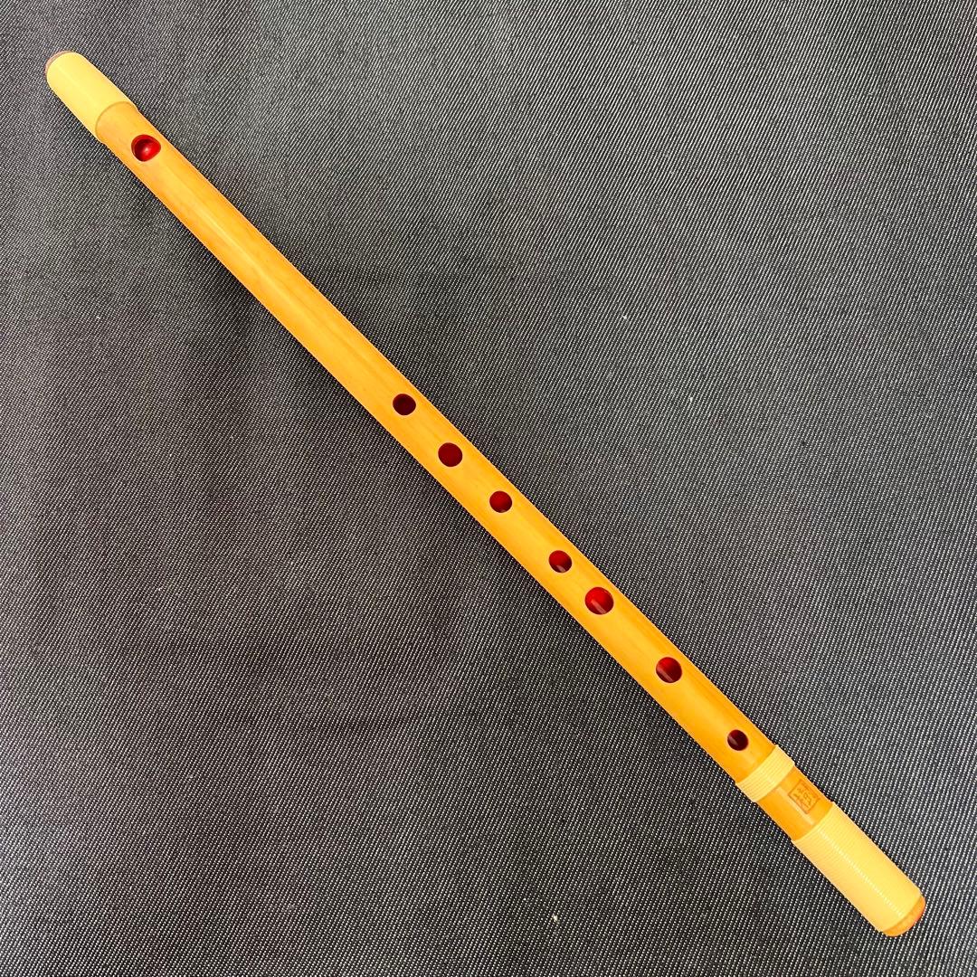 篠笛 阿波踊り 6本調子 （B♭ドレミ調）みさと笛 神下先生 天地籐巻