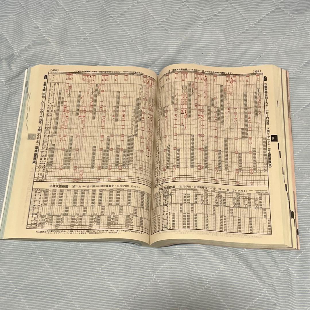 JR時刻表2025年1月分