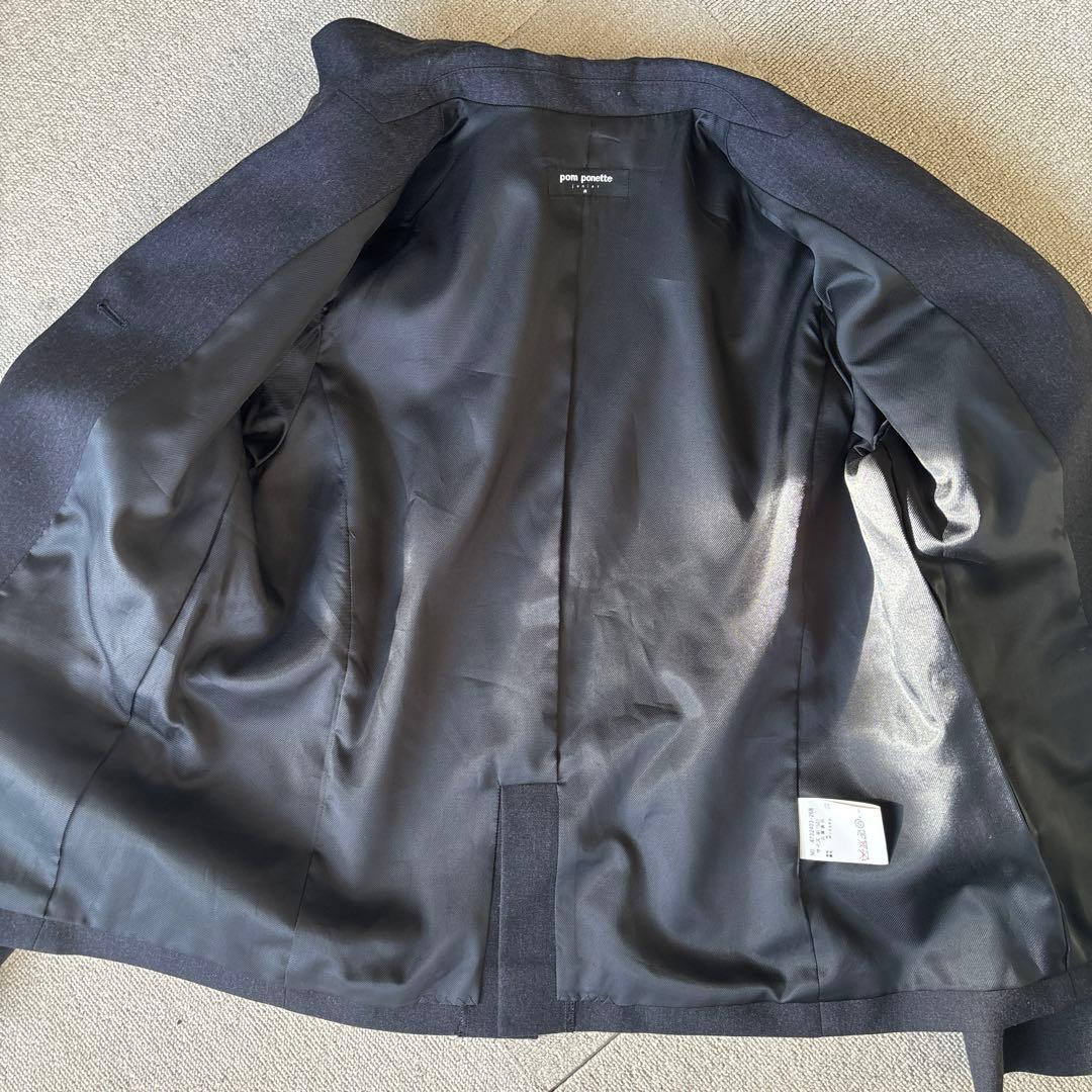 【極美品❗️】ポンポネット150 フォーマルスーツ 3点セット 卒業式