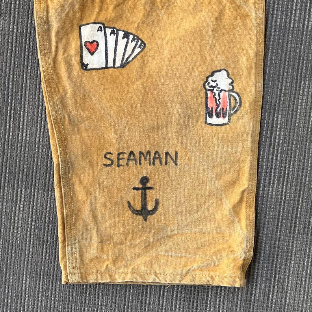 【貴重】60s ブラックシープ メモリアル ハンティングパンツ ハンドペイント