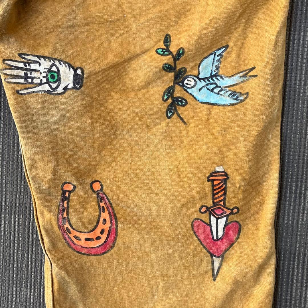 【貴重】60s ブラックシープ メモリアル ハンティングパンツ ハンドペイント