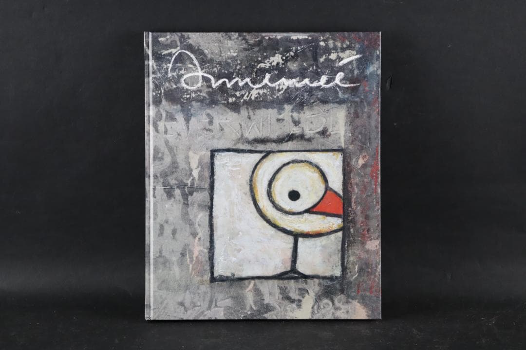 真作保証 ハンス・イヌメ 希少肉筆 板に水彩 額装 作品集・ポストカード付