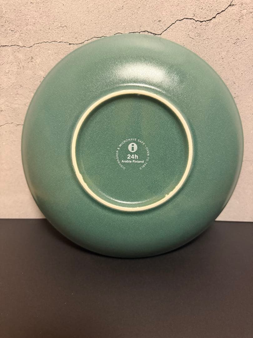  グリーン・ブルーのプレート　廃番