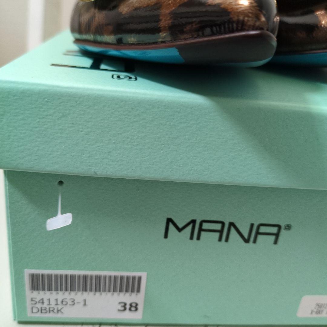 新品♥MANA レオパード柄 フラットシューズ 38