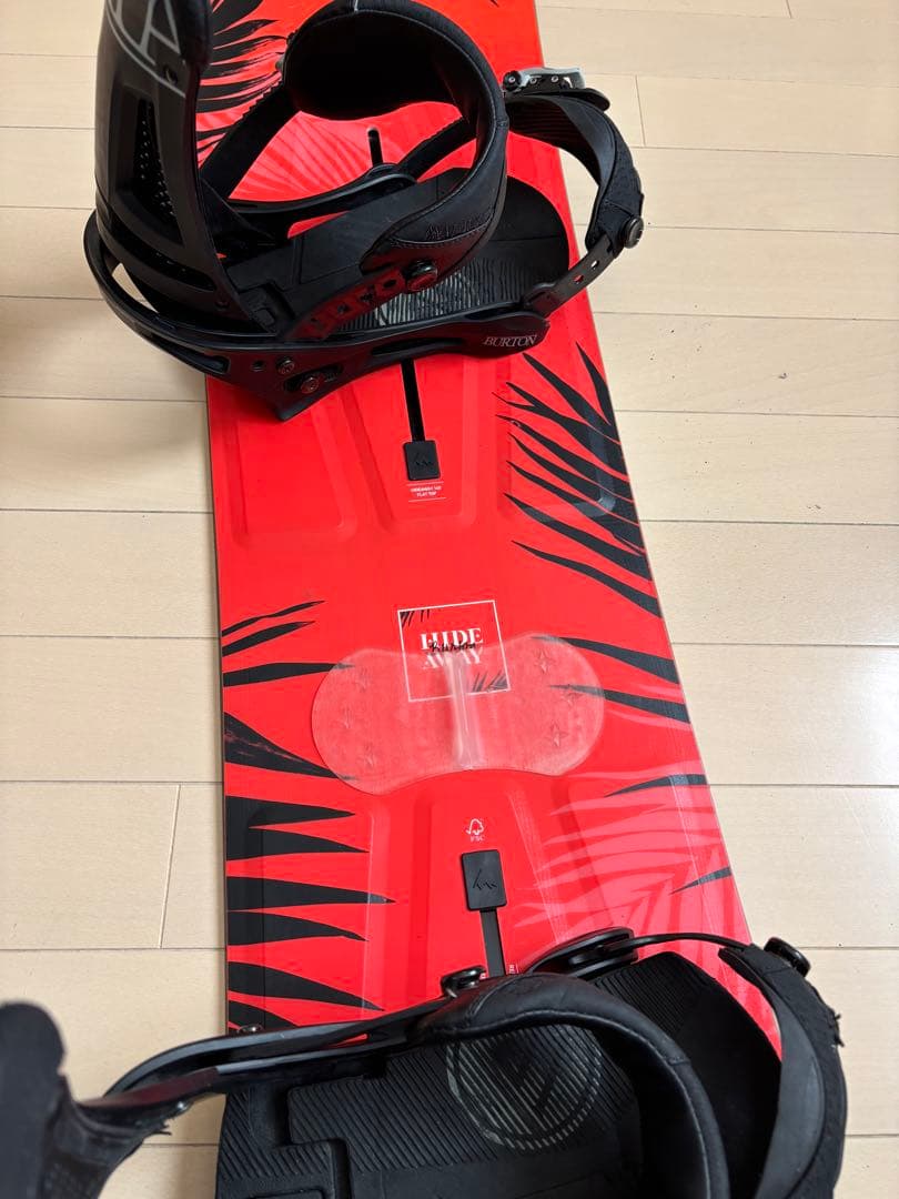 BURTON HIDEAWAY 140cm 女性ビキナー用スノーボードセット