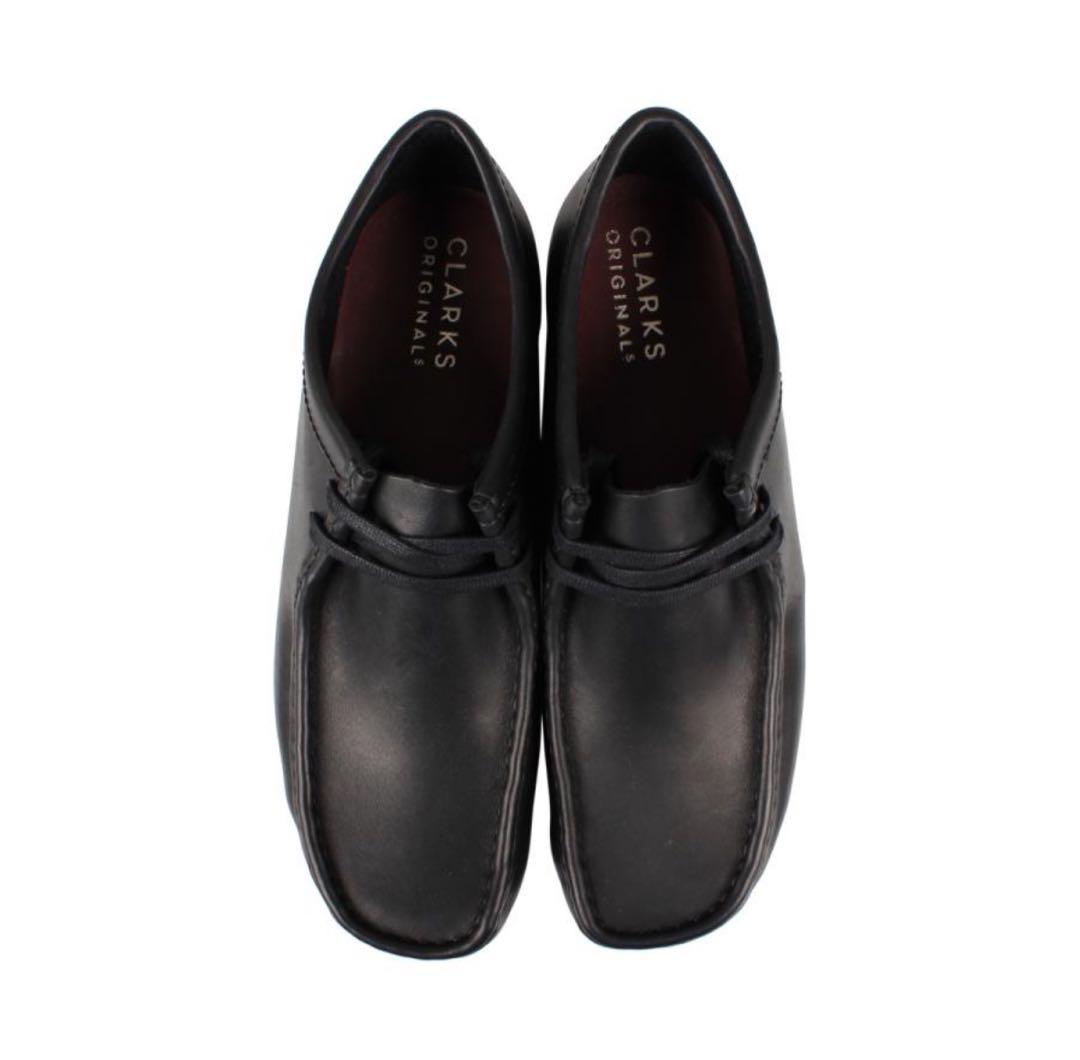 Clarks ワラビー モカシン WALLABEE BOOT ブラック　26cm