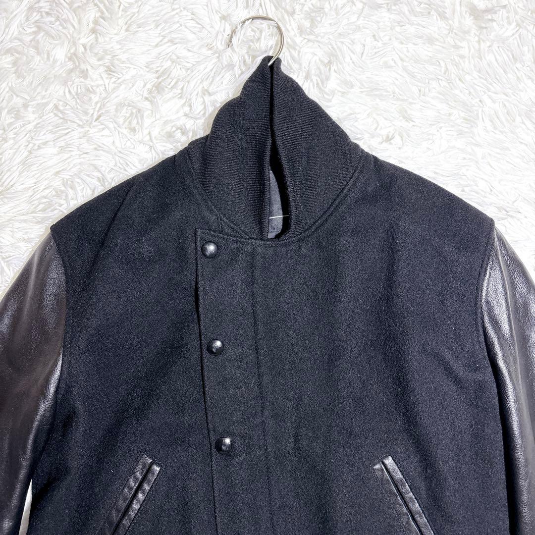 【美品】 LAD MUSICIAN スタジャン 切替 袖レザー 42 日本製