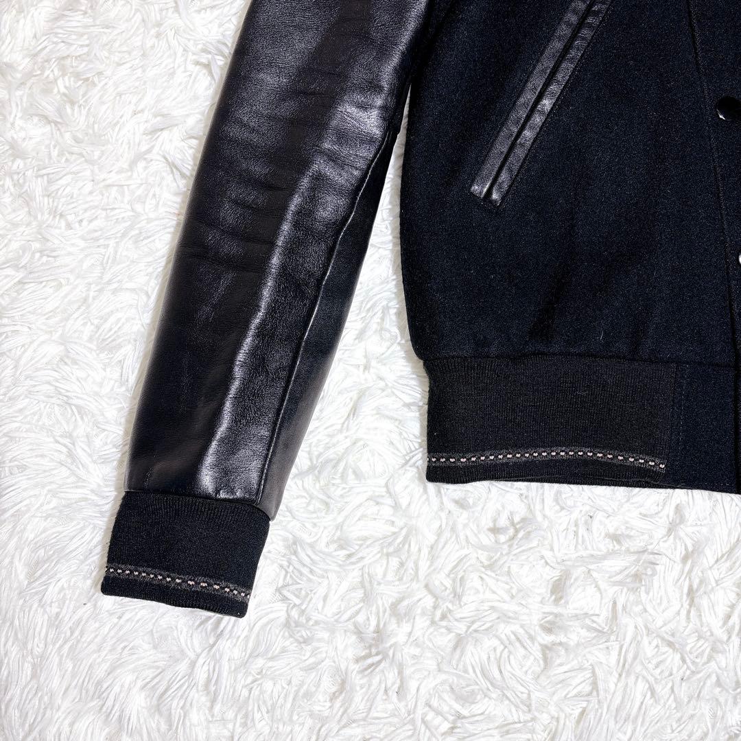 【美品】 LAD MUSICIAN スタジャン 切替 袖レザー 42 日本製