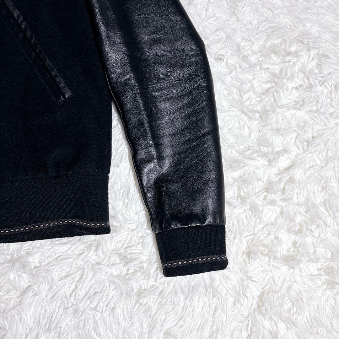 【美品】 LAD MUSICIAN スタジャン 切替 袖レザー 42 日本製