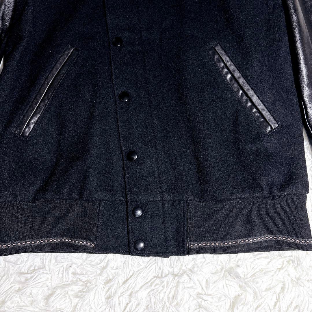 【美品】 LAD MUSICIAN スタジャン 切替 袖レザー 42 日本製