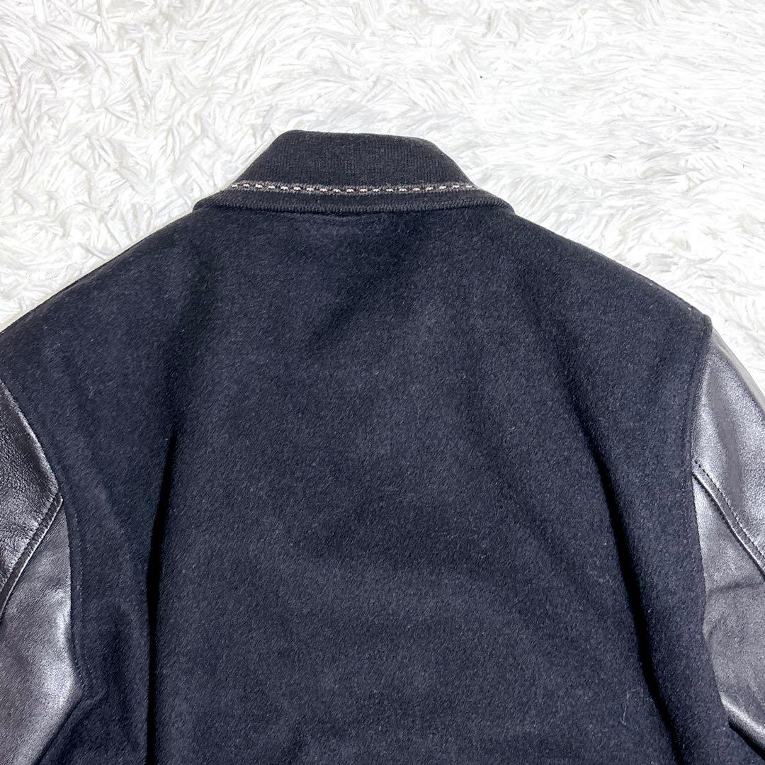 【美品】 LAD MUSICIAN スタジャン 切替 袖レザー 42 日本製