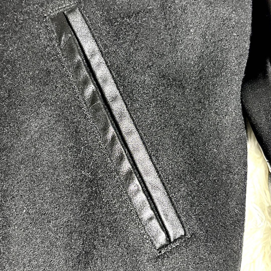 【美品】 LAD MUSICIAN スタジャン 切替 袖レザー 42 日本製