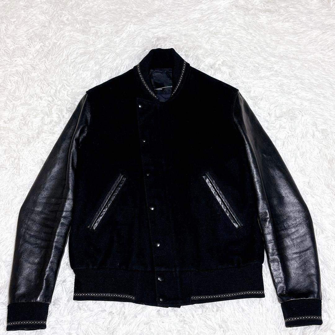 【美品】 LAD MUSICIAN スタジャン 切替 袖レザー 42 日本製