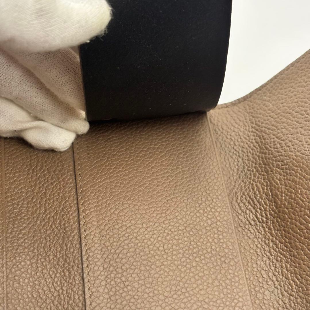 【美品】サンローラン　6連キーケース　YSL ロゴ　グレインレザー　グレージュ