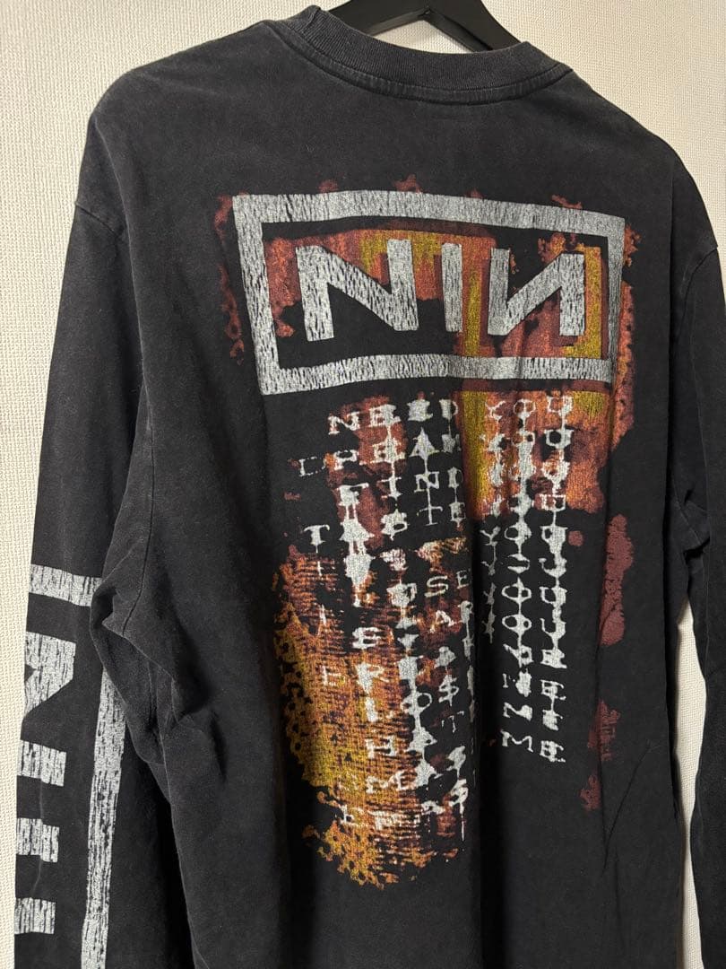 nine inch nails ナインインチネイルズ ヴィンテージ加工 ロンT